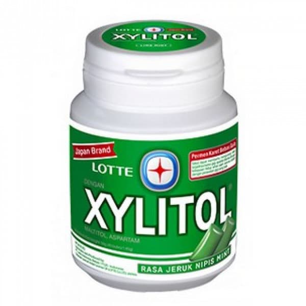 Lotte Xylitol Permen Karet Rasa Jeruk Nipis  55gr – 1