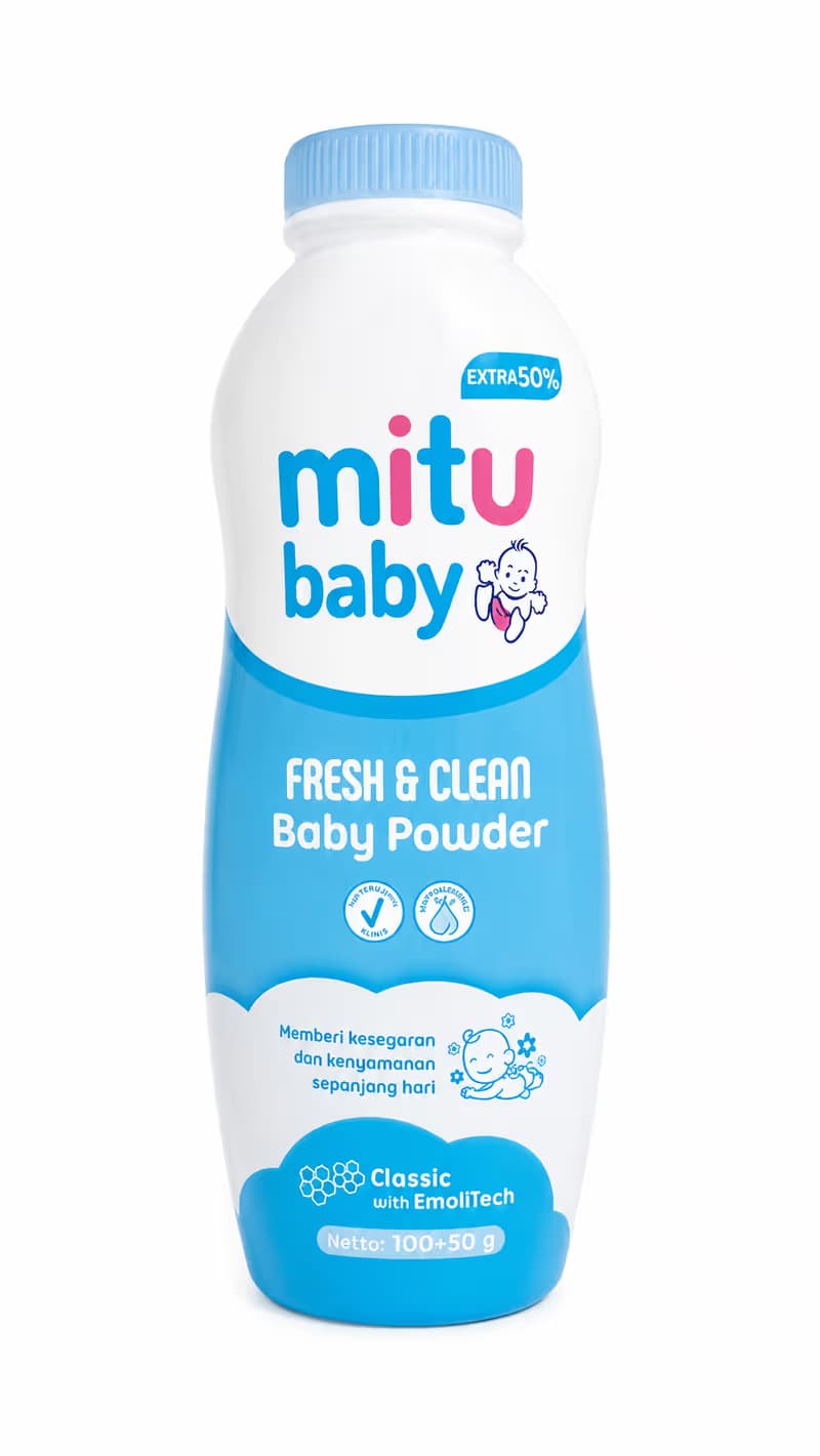 Mitu Baby Powder Classic 100 gr + 50 gr – 1