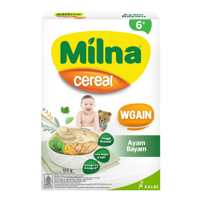 Milna Bubur Wgain Ayam Kacang Polong 120 gr – 1