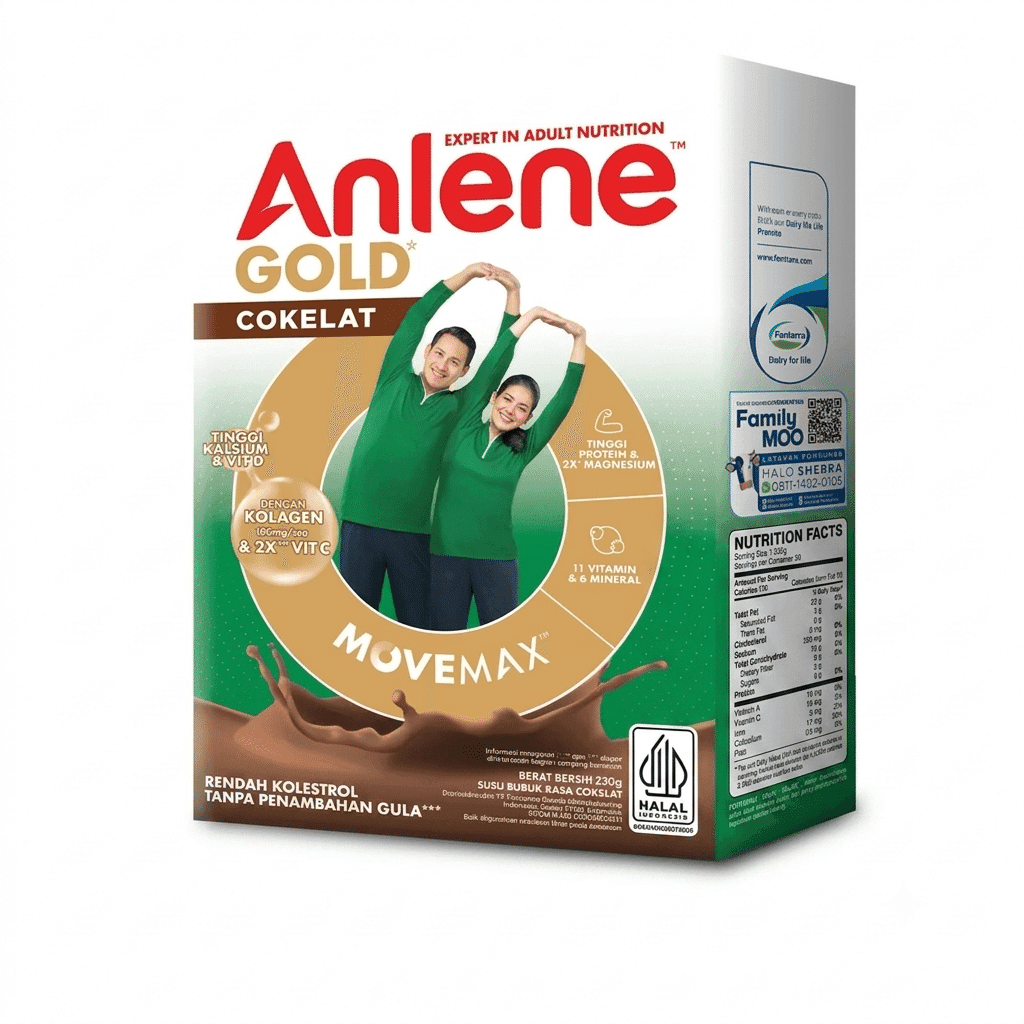 Anlene Gold Movemax Cokelat 230 gr – 1