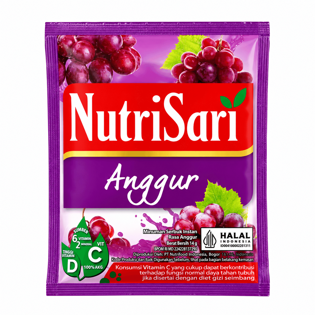 NutriSari Serbuk Anggur 11 gr x 5 Sachet – 1
