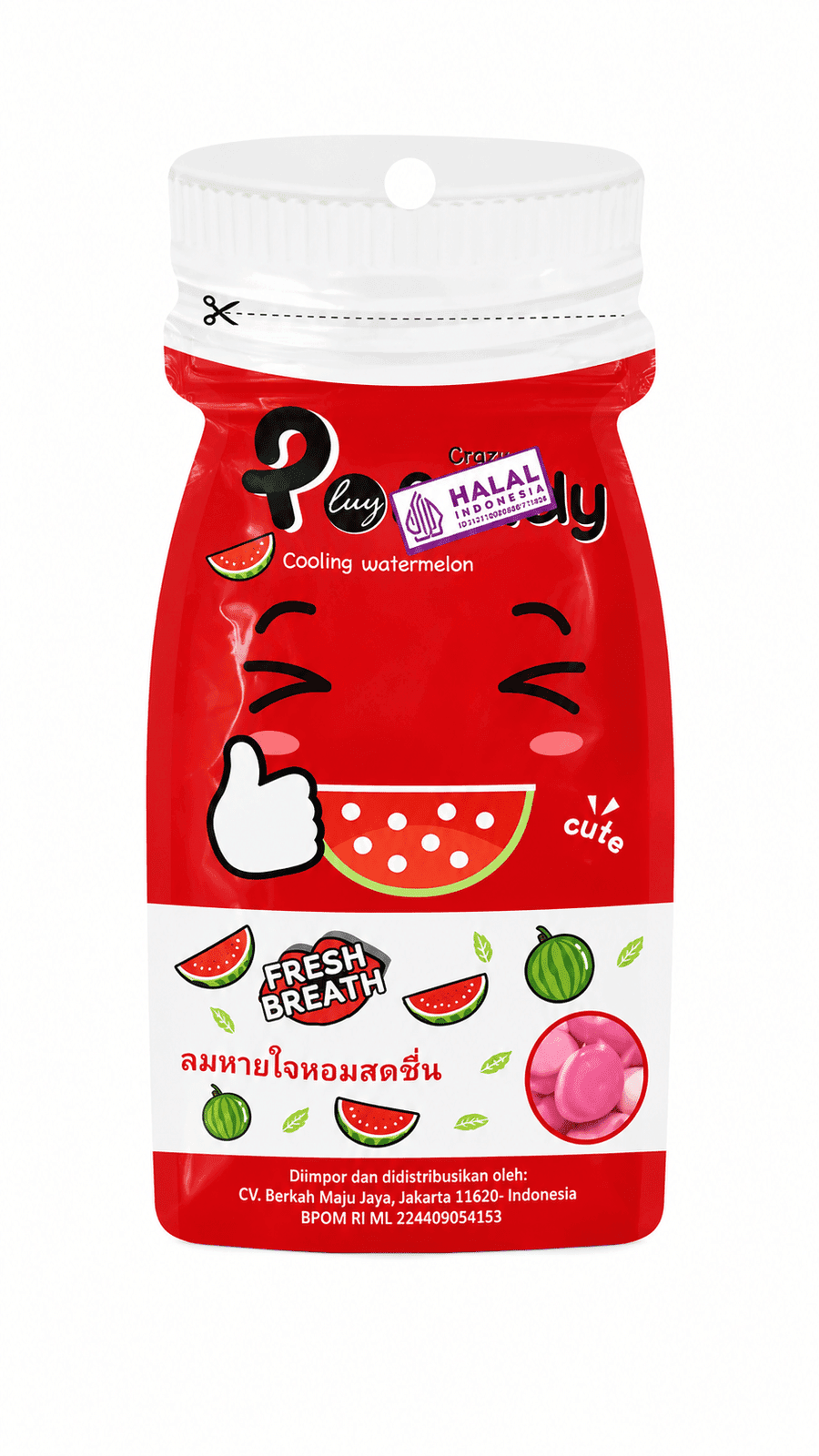 Play Permen Mint Rasa Semangka 12 gr – 1