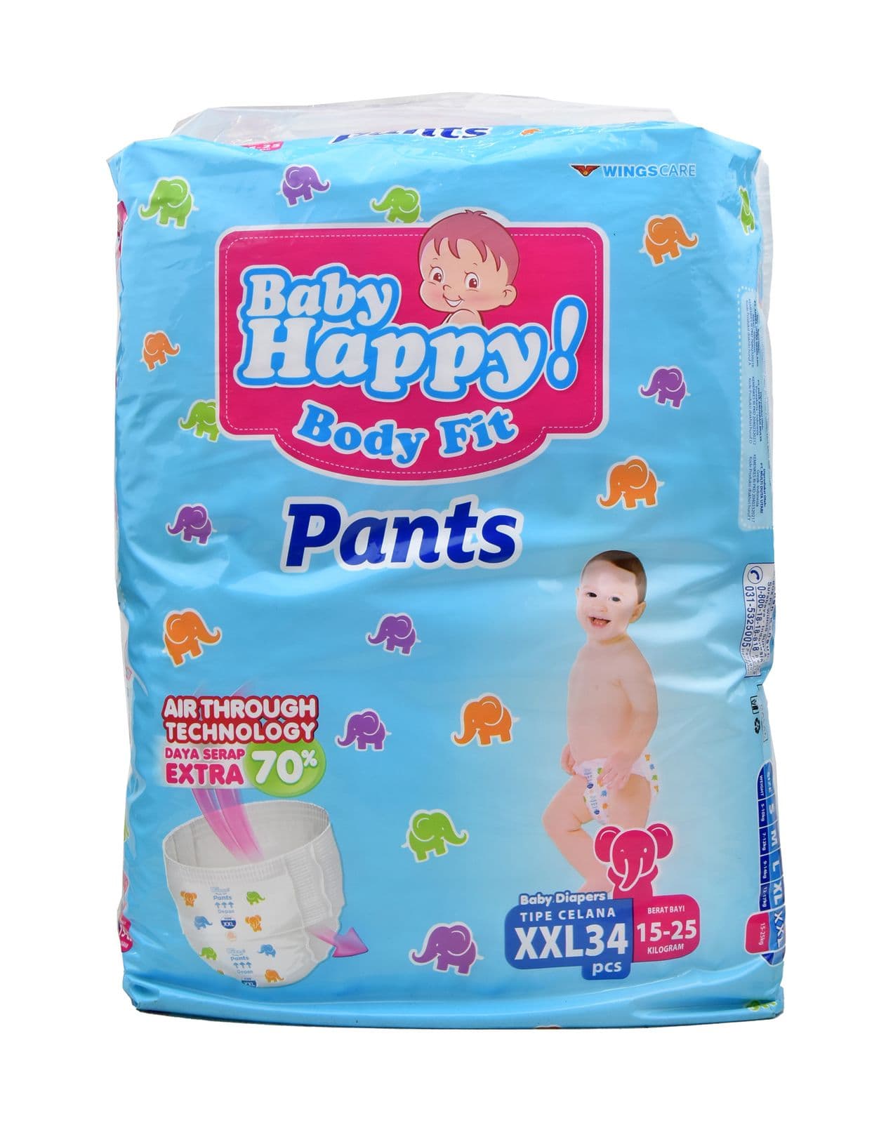 Baby Happy Popok Celana Jumbo Xxl isi 34 – 1