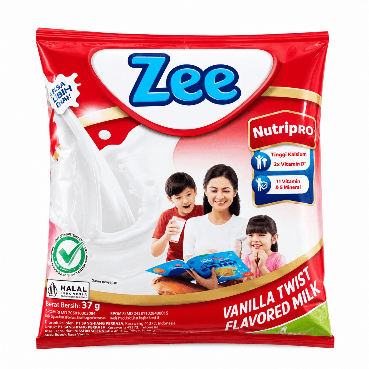 Zee Pro Vanila Sachet 5 x 37 gr – 1