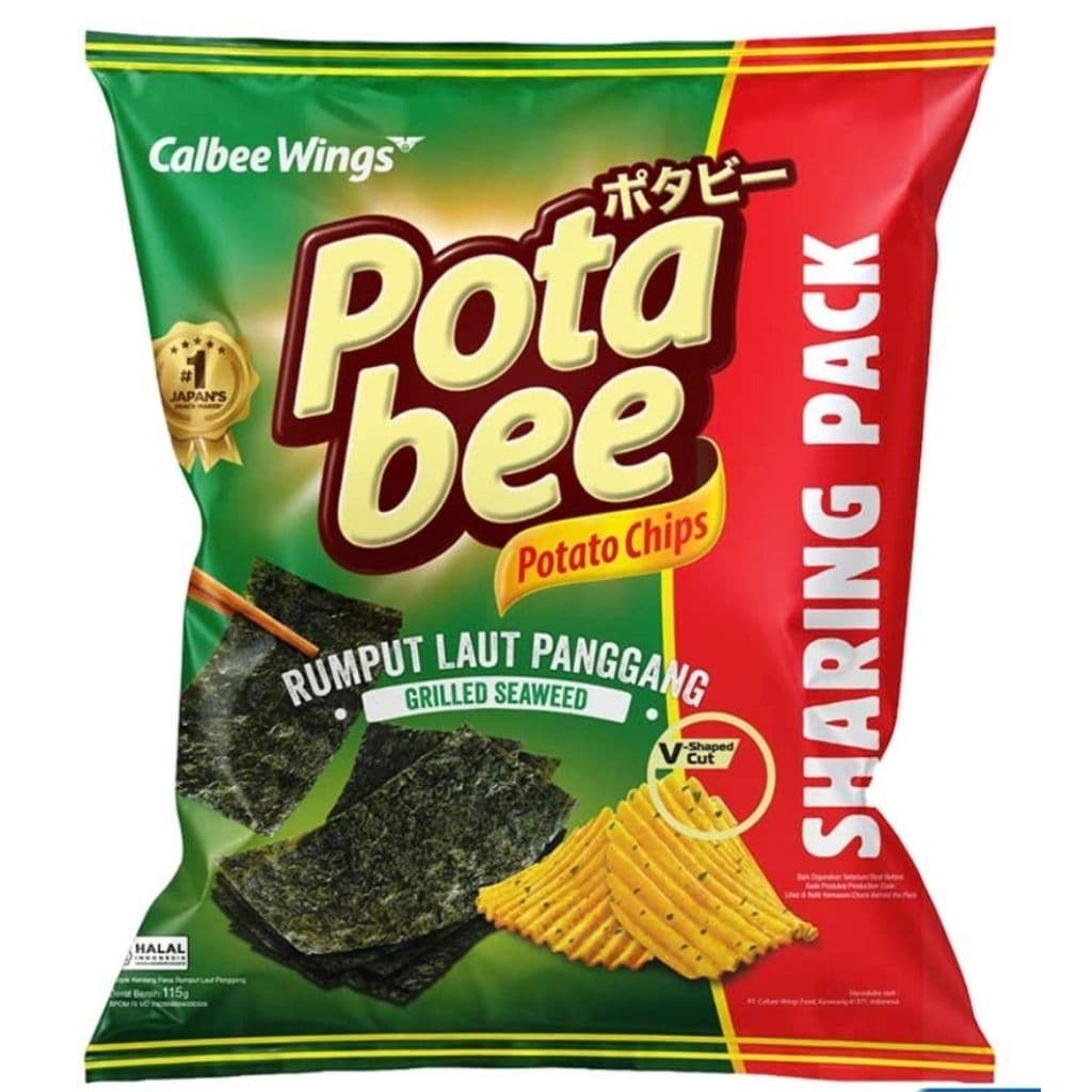 Potabee Reguler Rumput Laut Bakar 115 gr – 1