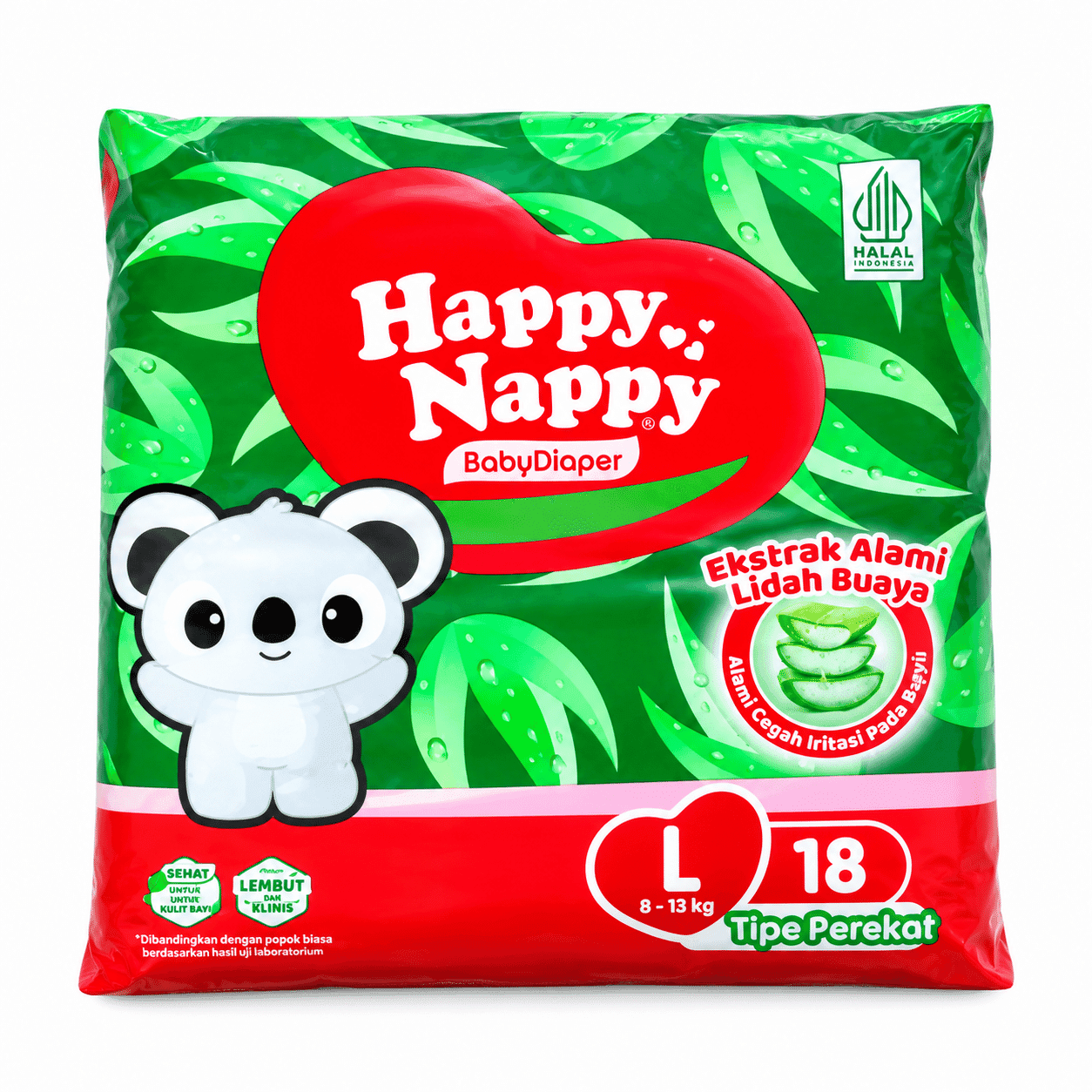 Happy Nappy Baby Diaper L Isi 18 pcs – 1