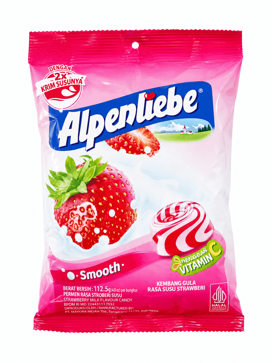 Alpenliebe Smooth Strawberry 112,5 gr – 1