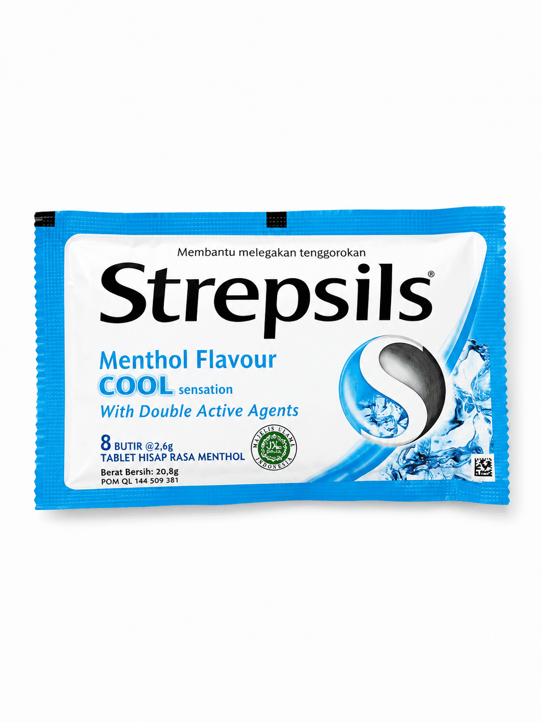 Strepsils Permen Menthol Vanilla 8 pcs x 2,6 gr – 1