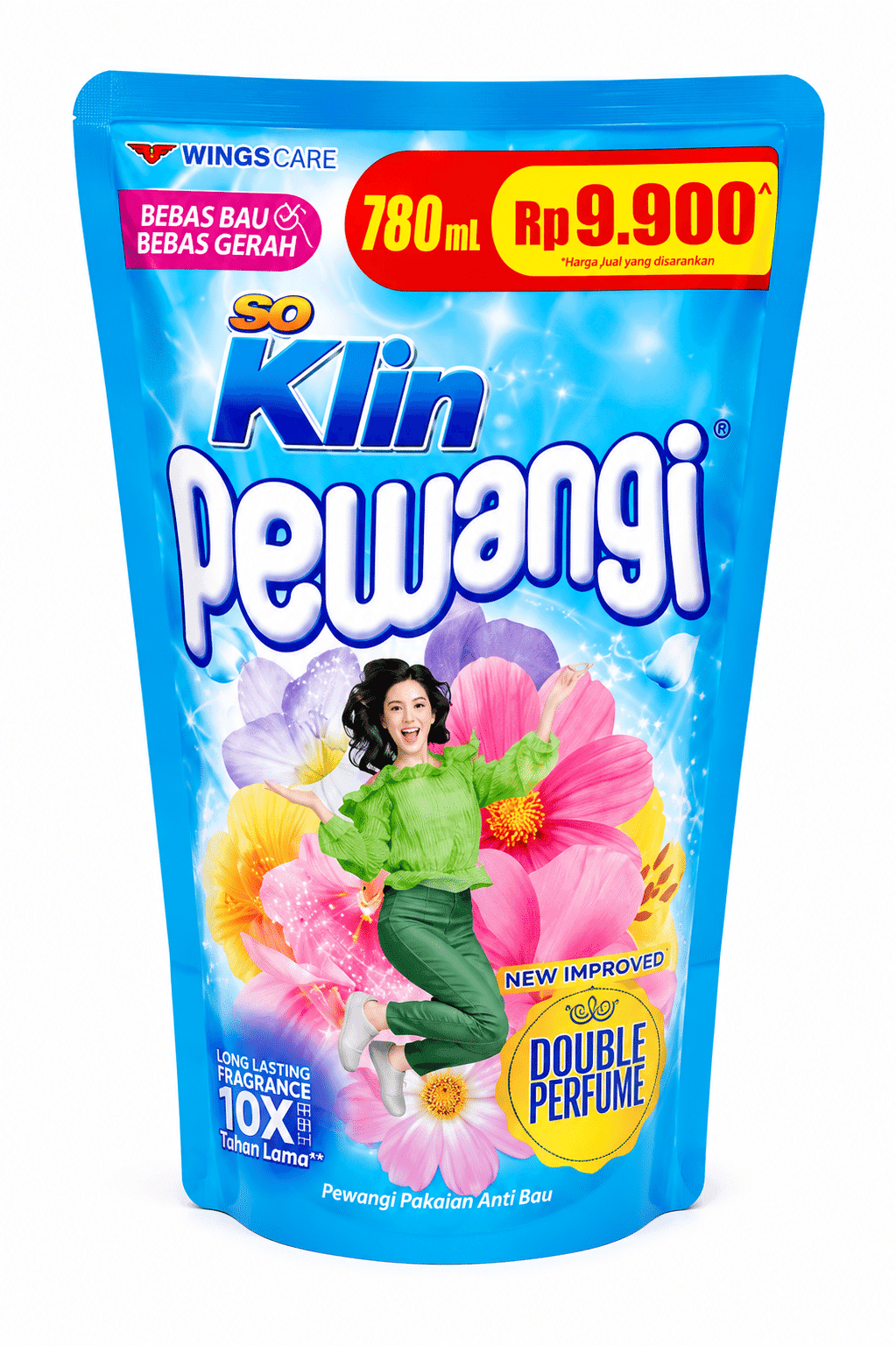 Soklin Pewangi Biru Pouch 780 ml – 1