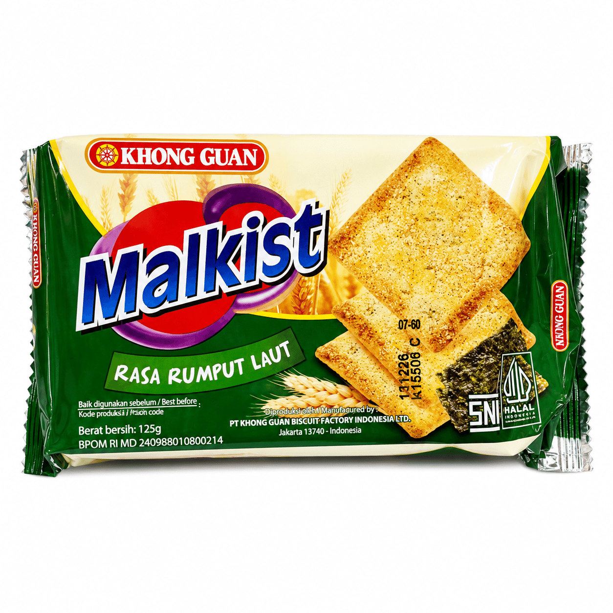 Khong Guan Malkist Seaweed 125 gr – 1
