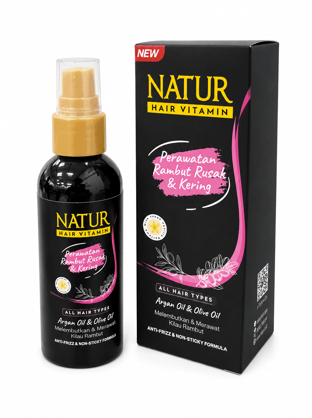 Natur Hair Vitamin Olive Oil 80 ml – 1