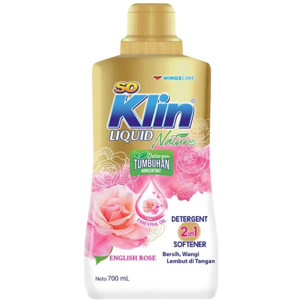 Soklin Detergen Cair Mawar Botol 700 ml – 1