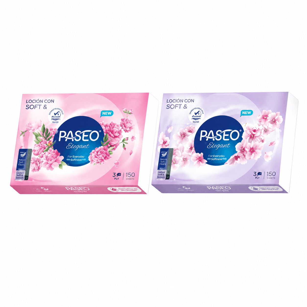 Paseo Tisu Wajah Elegant Pack Travel 150 Lapis – 1