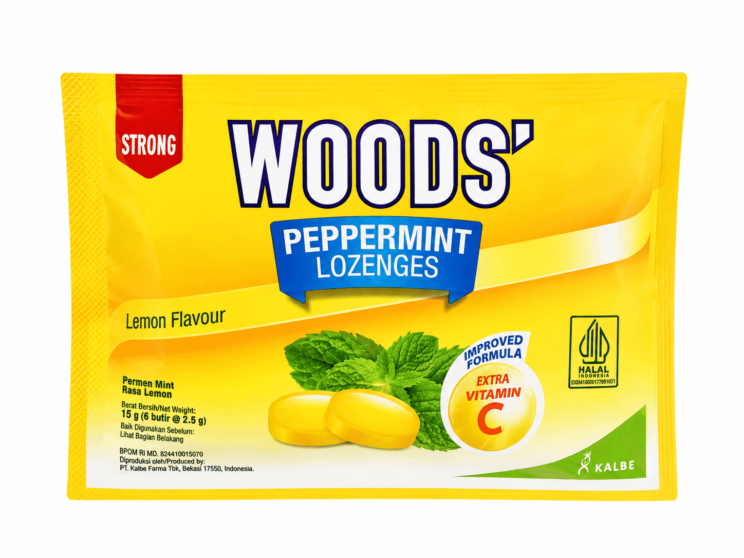 Wood Peppermint Loz Lemon 15 gr – 1