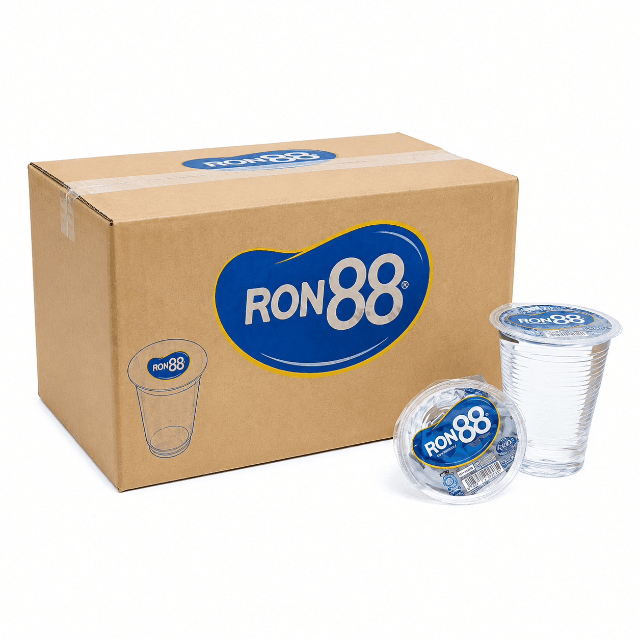 Ron 88 Elite Gelas 200 ml Karton – 1