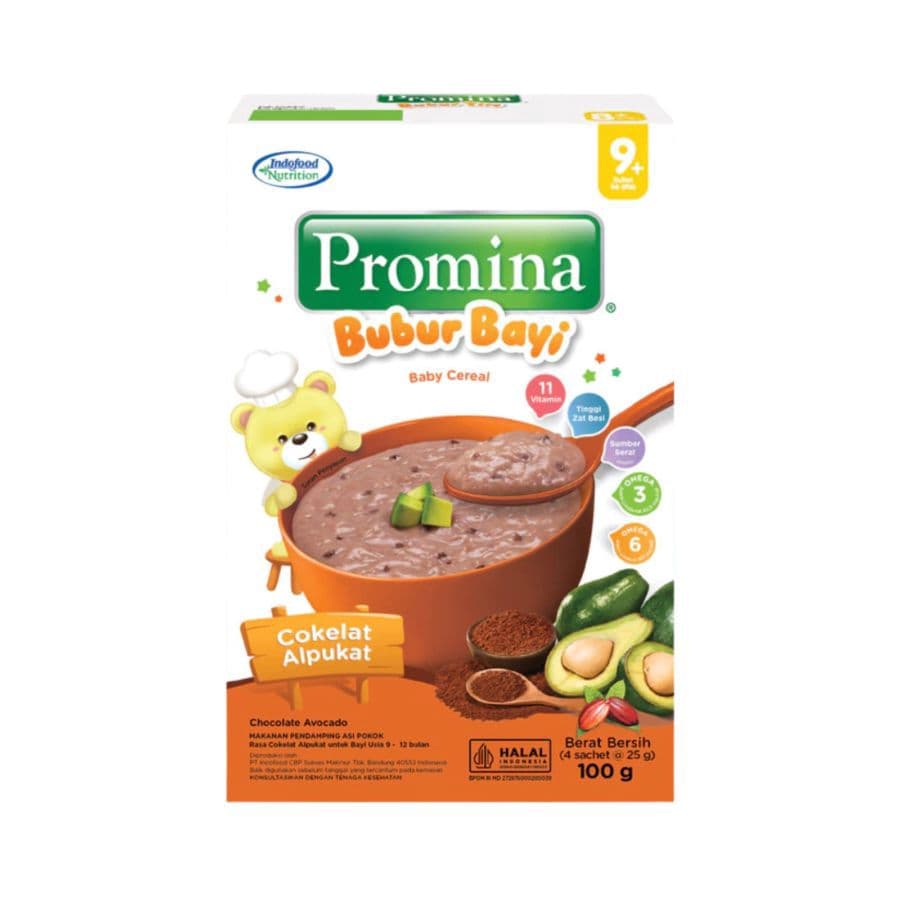 Promina Bubur Bayi Cokelat Alpukat 100 gr – 2