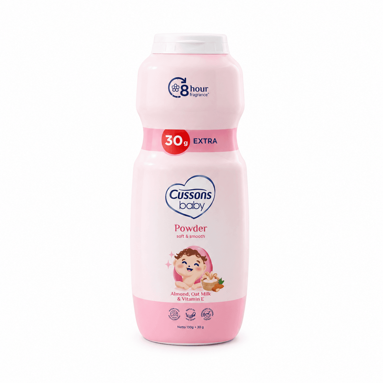 Cussons Baby Bedak Bayi Soft & Smooth Almond Oat Milk 100 + 30 gr – 1