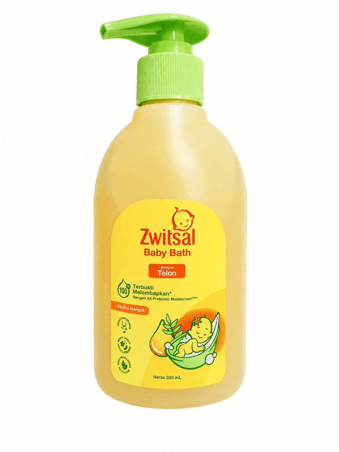 Zwitsal Baby Bath Natural Minyak Telon 300 ml – 1