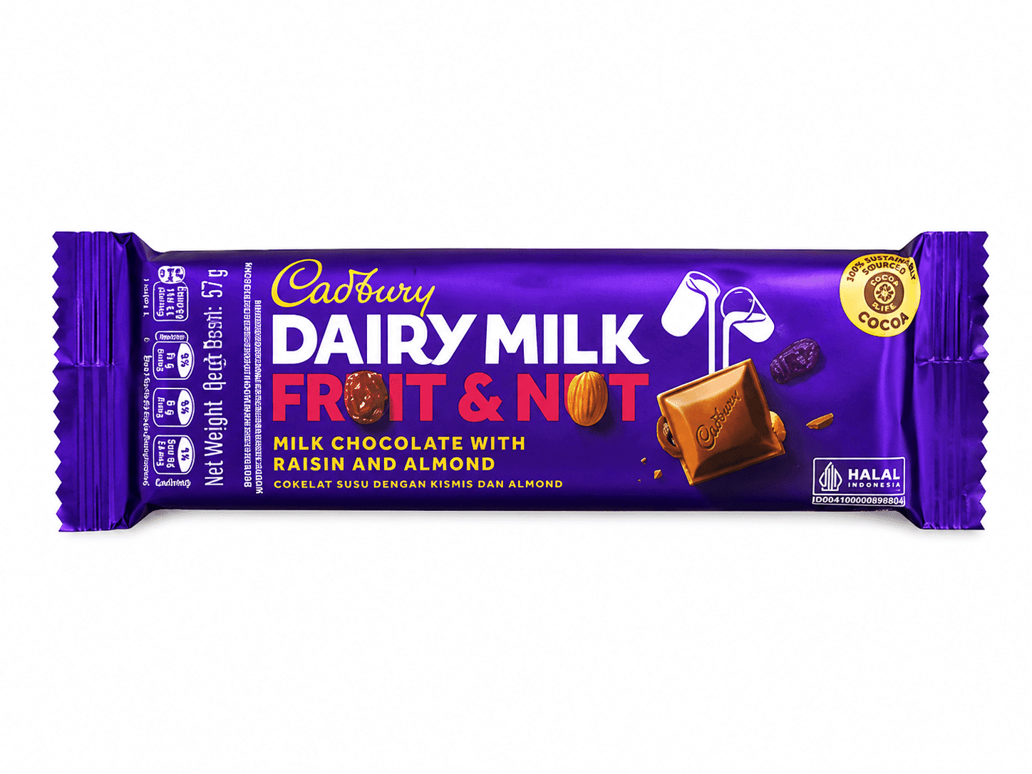 Cadbury Dairy Milk Fruit Nut 57gr – 1
