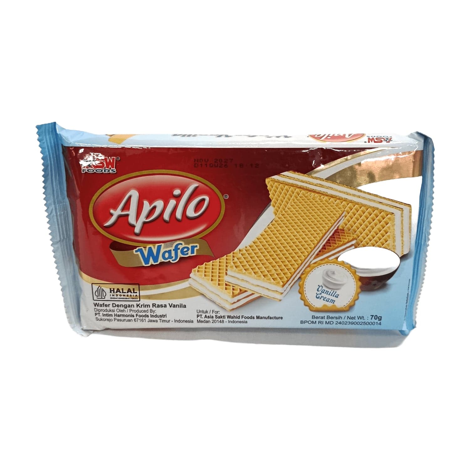 Apilo Block Wafer Vanila 70 gr – 1
