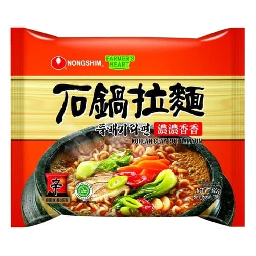 Nongshim Claypot Ramyun 120 gr – 1
