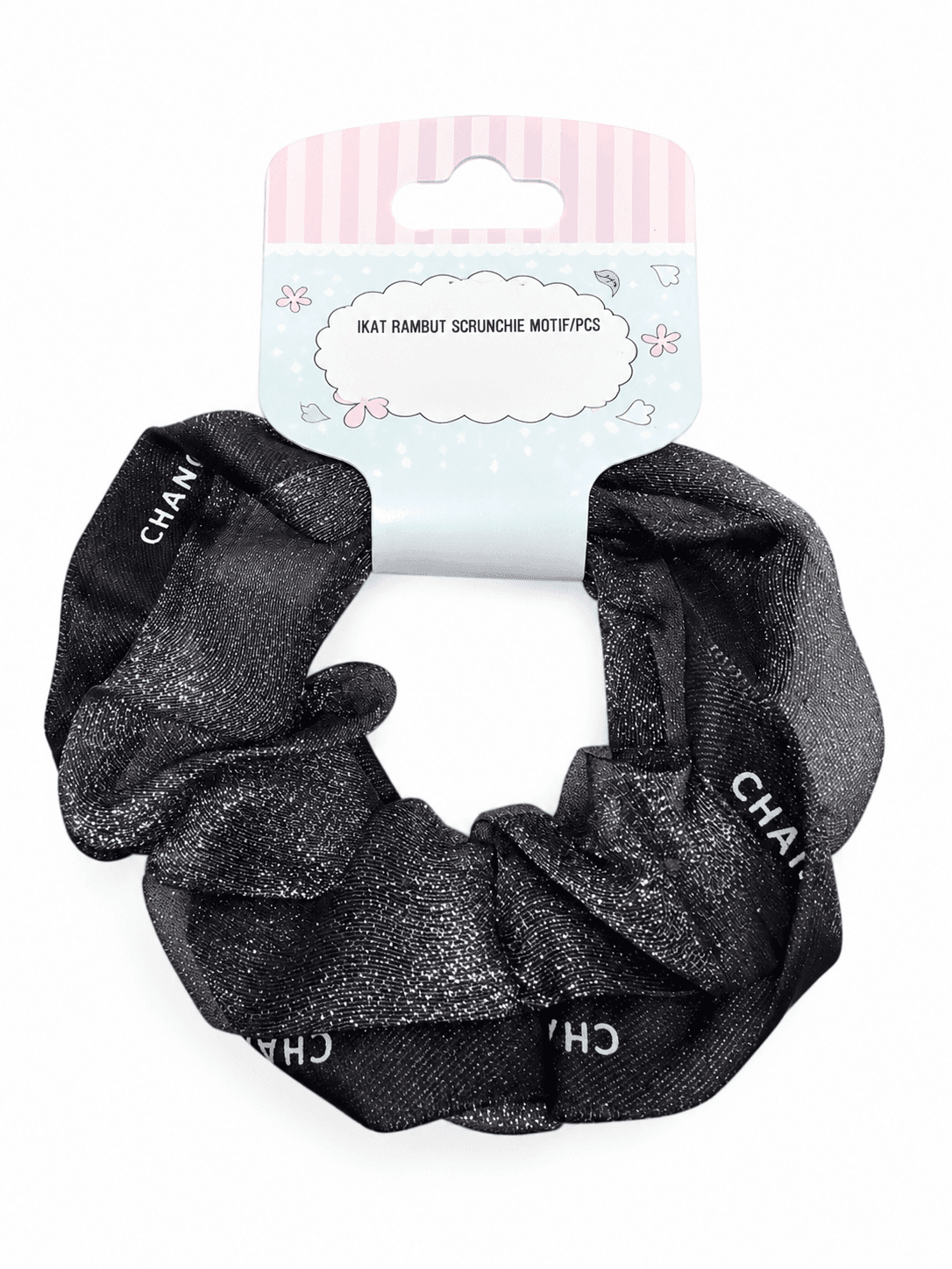 Ikat Rambut Scrunchie Motif – 1