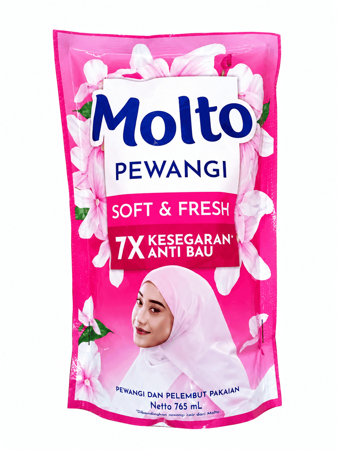 Molto Pewangi Pink Soft Fresh 765 ml – 1