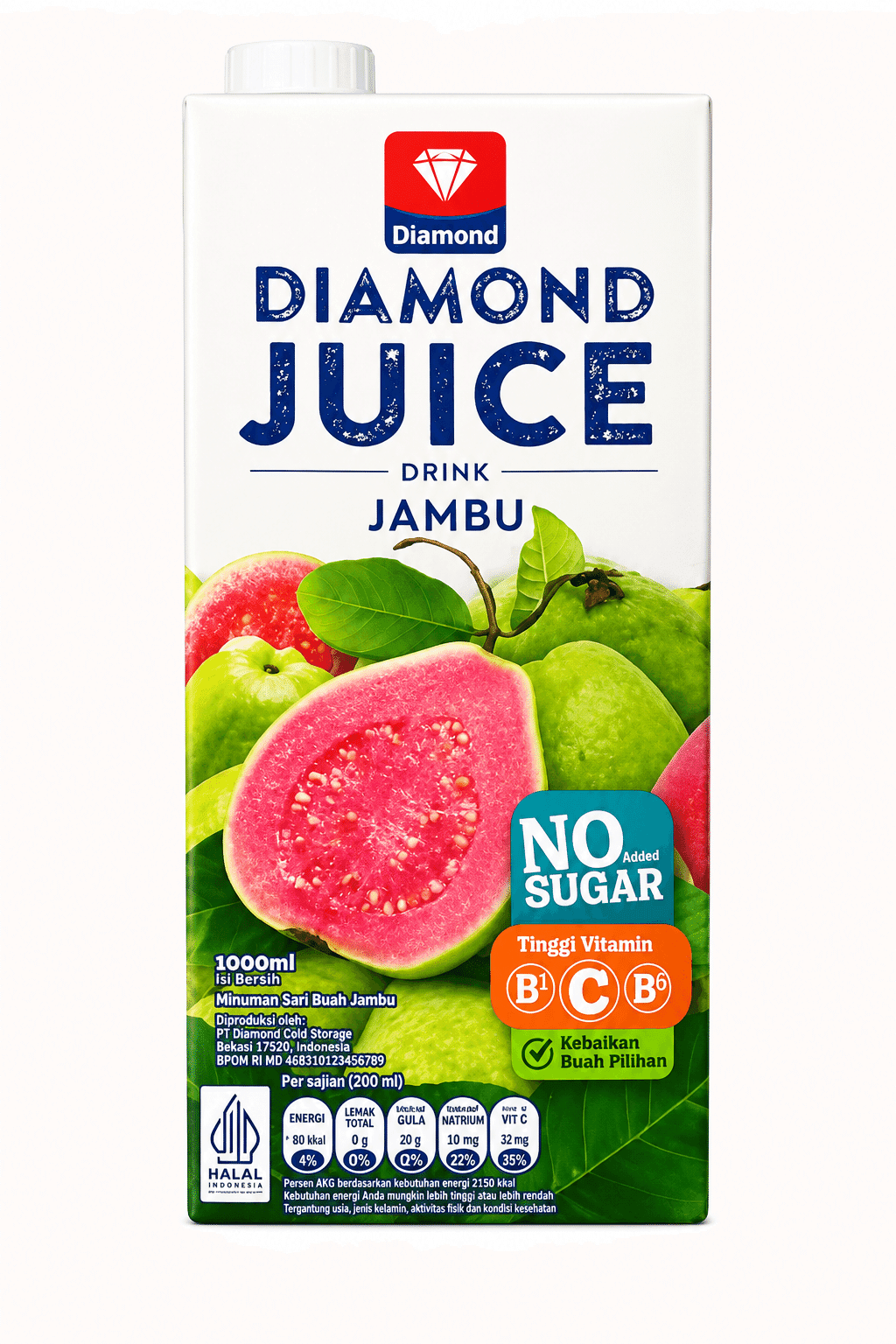 Diamond Jus UHT Jambu 1 L – 1
