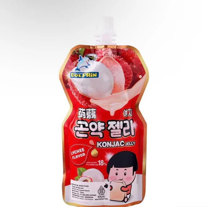 Dolphin Konjac Jelly Leci 130 gr – 1