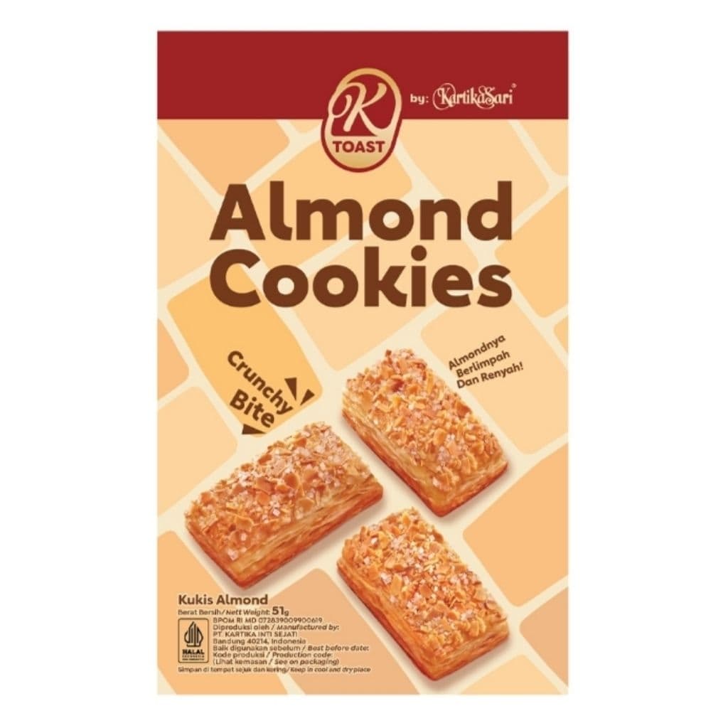 Kartika Toast Almond Cookies 51 gr – 1