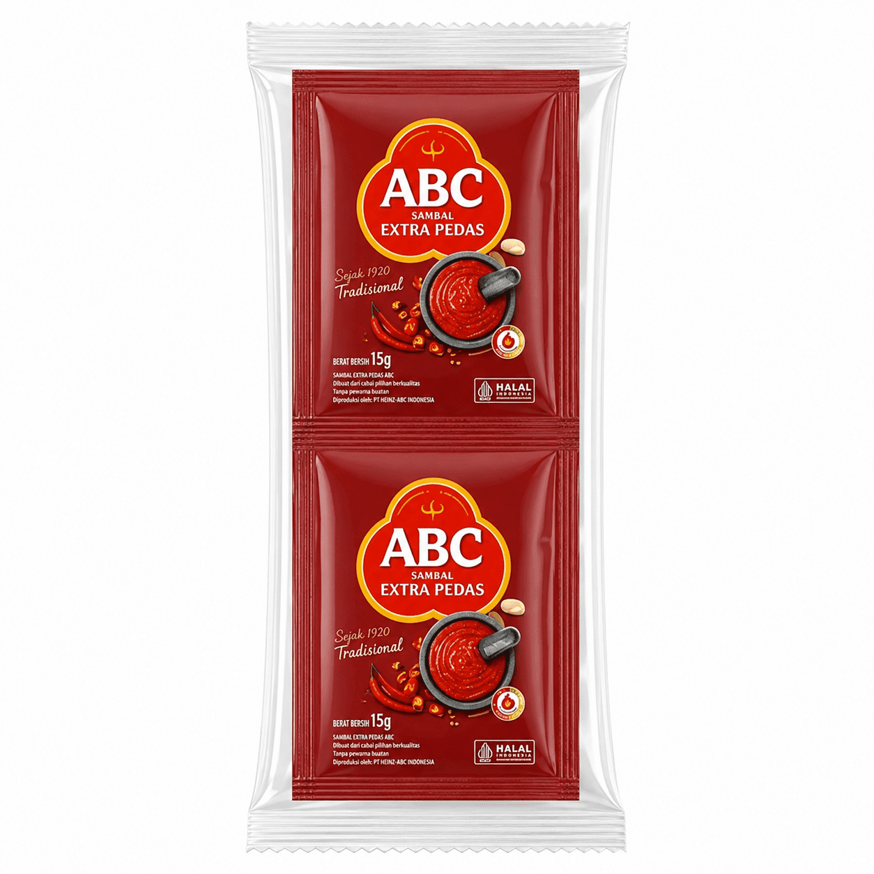 Abc Sambal Extra Pedas Sachet 10 x 15 gr – 1