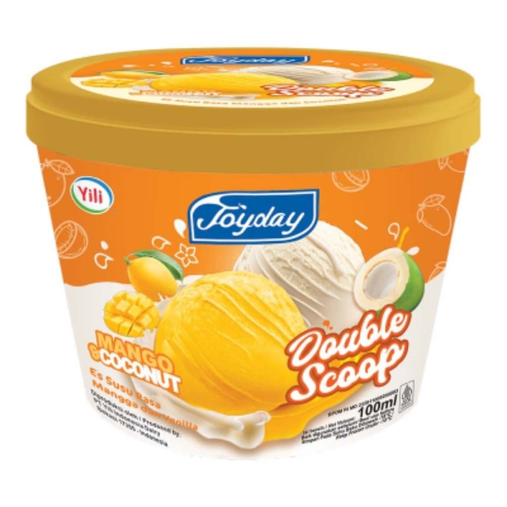 Joyday Double Scoop Mangga Kelapa 100 ml – 1