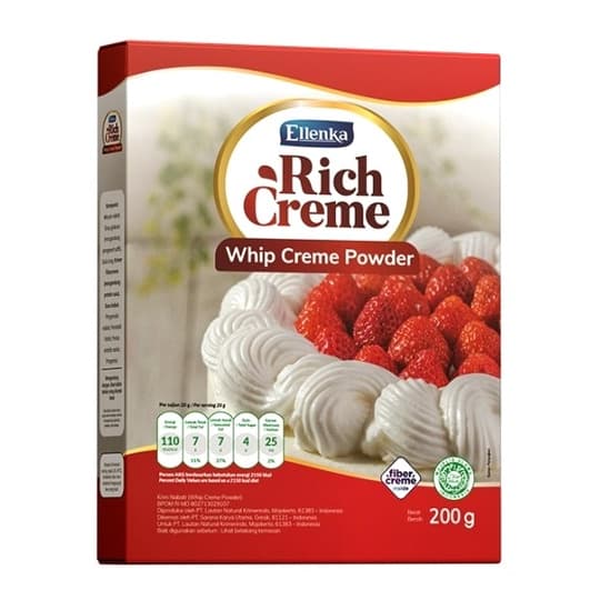 Rich Creme Whip Cream Bubuk 200 gr – 1