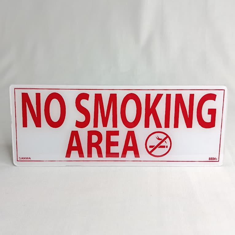 Akrilik No Smoking Area – 1