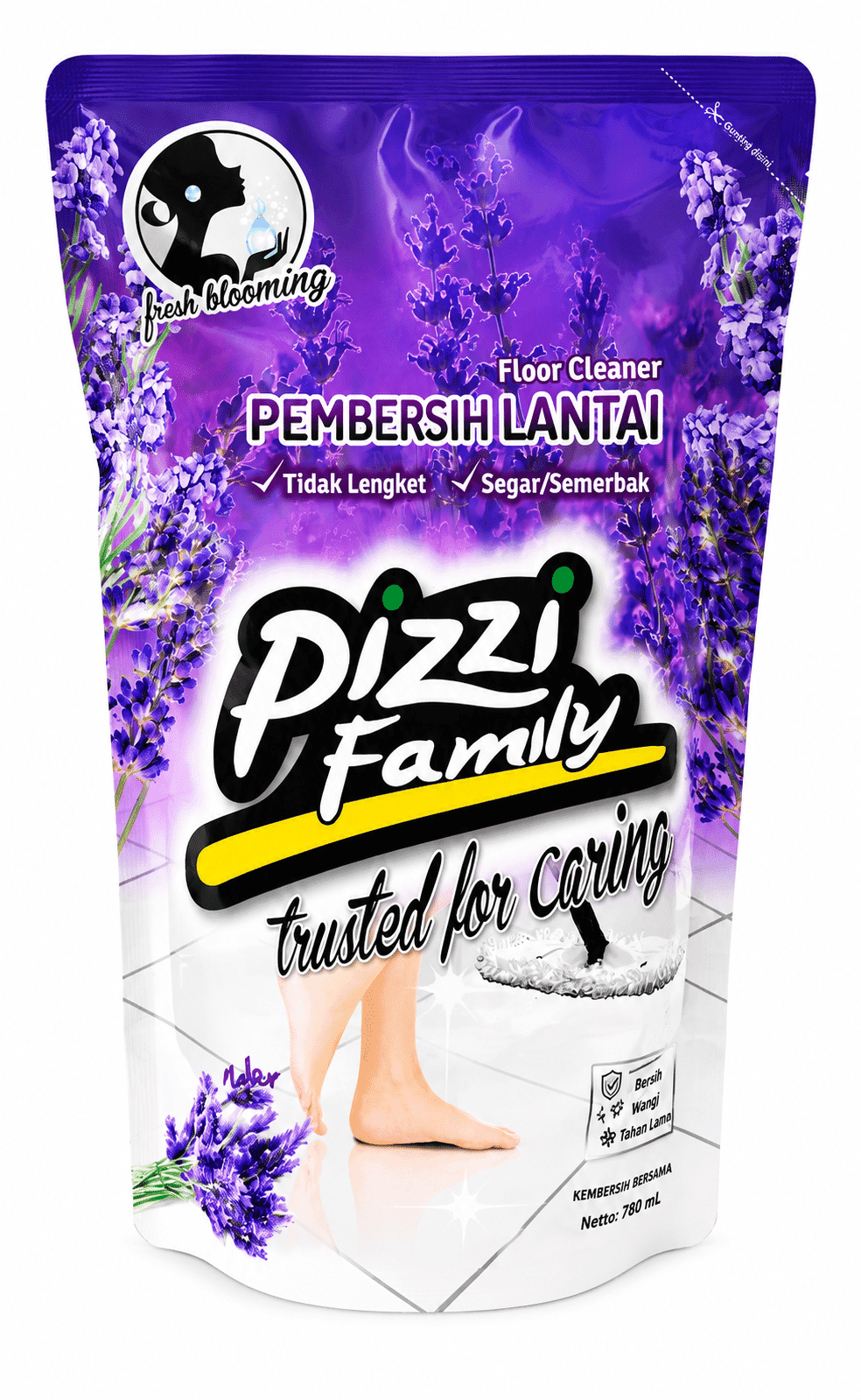 Pizzi Family Pembersih Lantai Lavender Refill 750 ml – 1