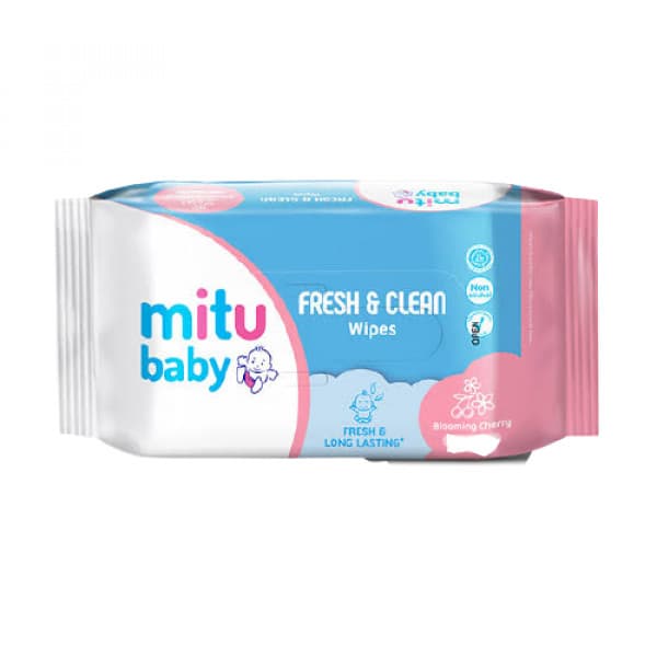 Mitu Baby Wipes Pink Blossom Cherry 10 sheets – 1