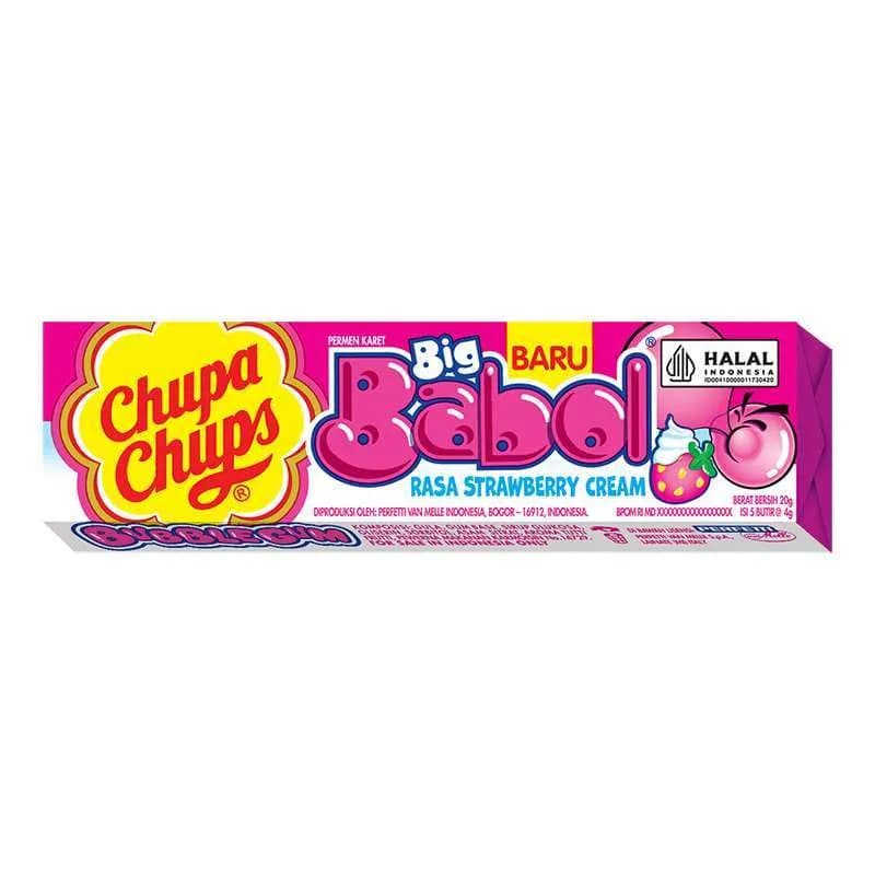 Big Babol Permen Karet Stik Rasa Strawberry 20 gr – 1