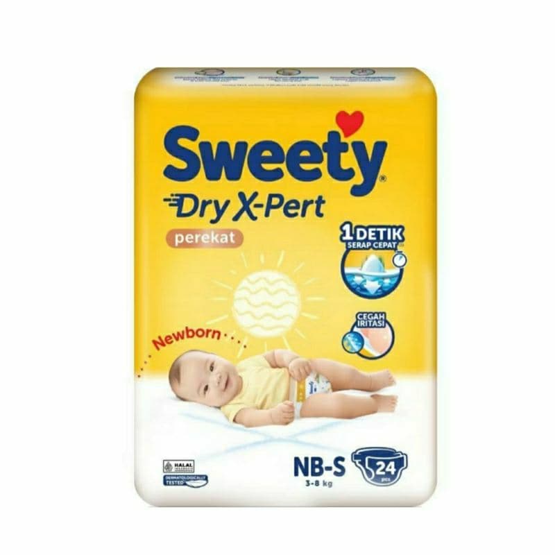 Sweety Dry X-Pert Perekat Newborn S Isi 24 Pcs – 1