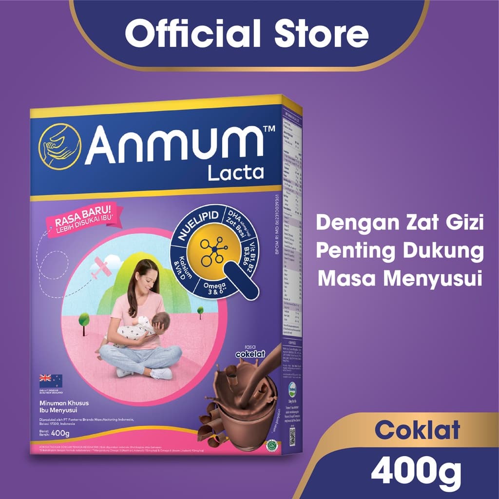 Anmum Lacta Cokelat 400 gr – 1
