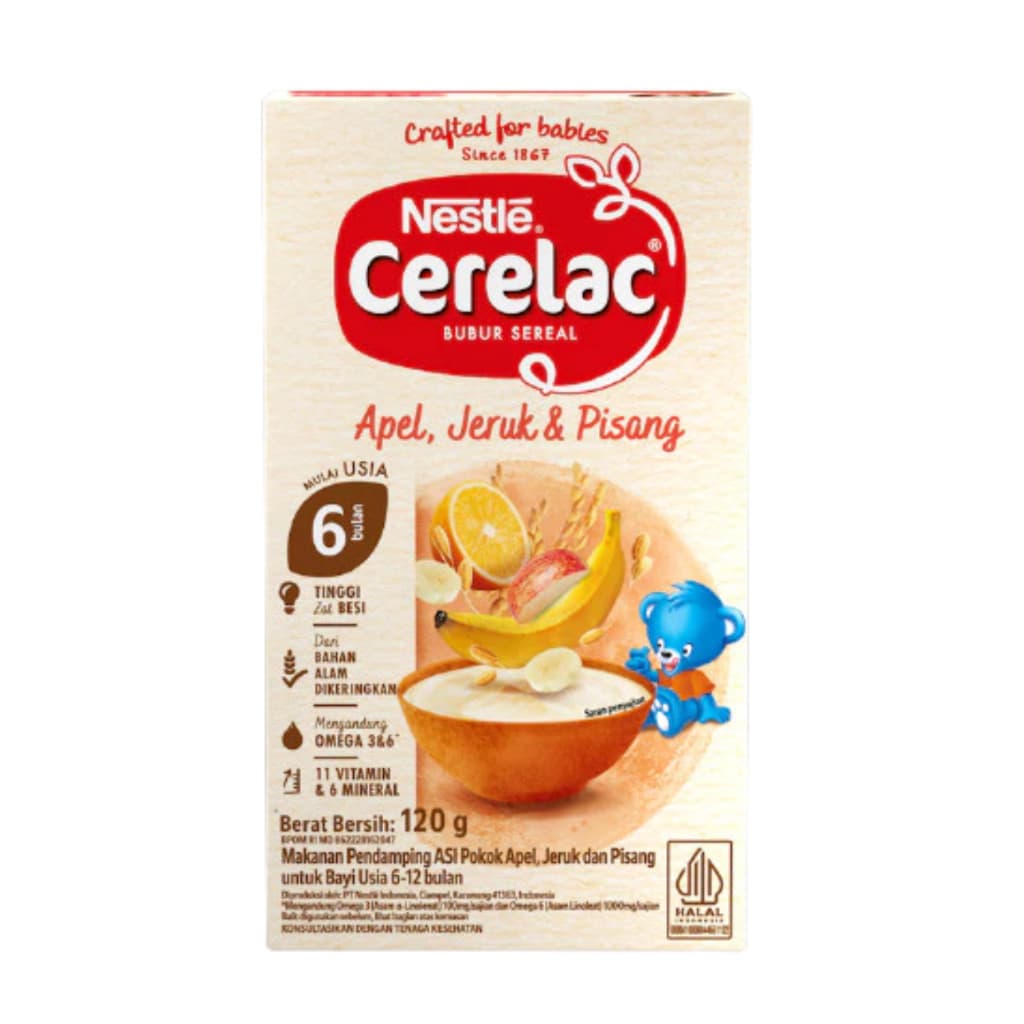 Cerelac Apel Jeruk Pisang 120 gr – 1