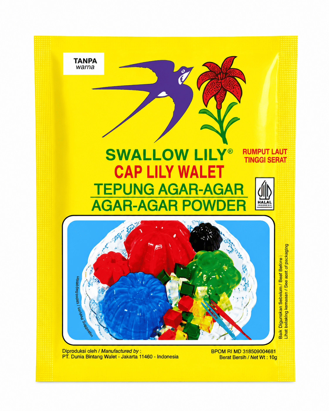 Swallow Lily Agar Putih – 1