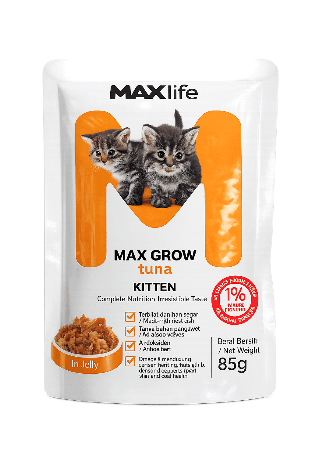 Maxlife Kitten Pouch Tuna 85 gr – 1