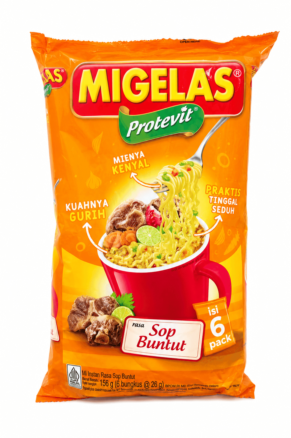 MiGelas Protevit Rasa Sop Buntut 6 pcs 26 gr – 1