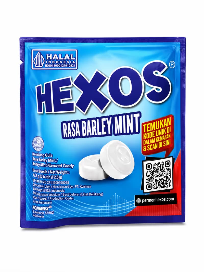 Hexos Barley Mint Sachet 5 pcs x 2.5 gr – 1