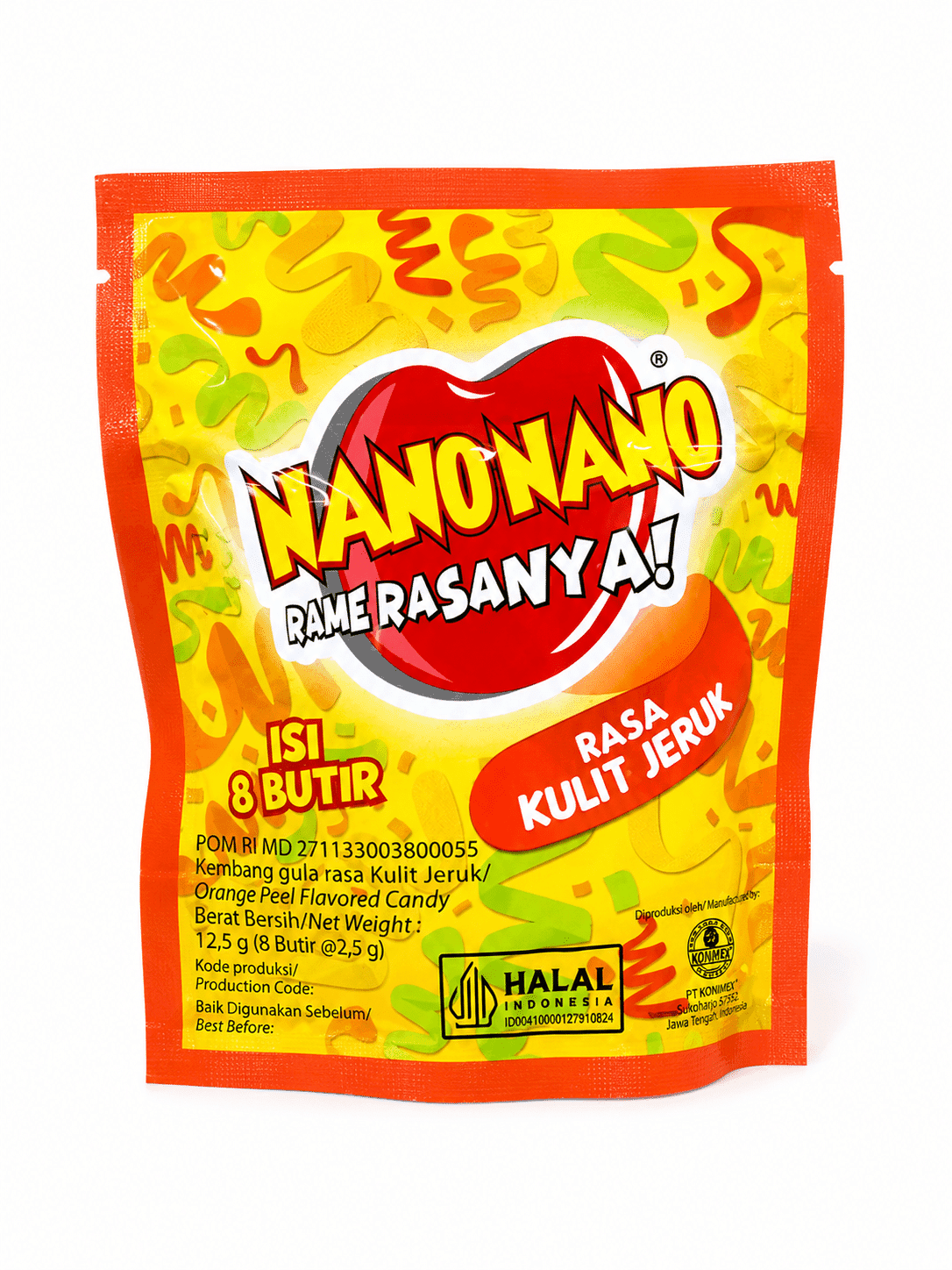 Nano Nano Kulit Jeruk Pouch 8 pcs  20 gr – 1