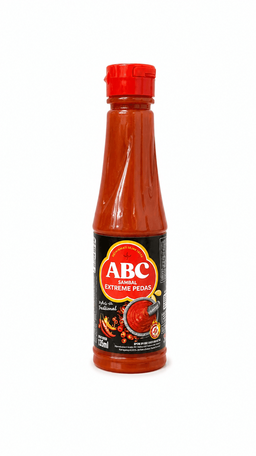 Abc Sambal Extreme Pedas Botol PET 130 ml – 1