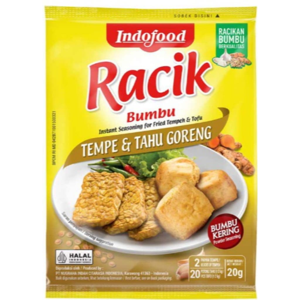 Indofood Racik Tempe Tahu Goreng 20 gr – 1