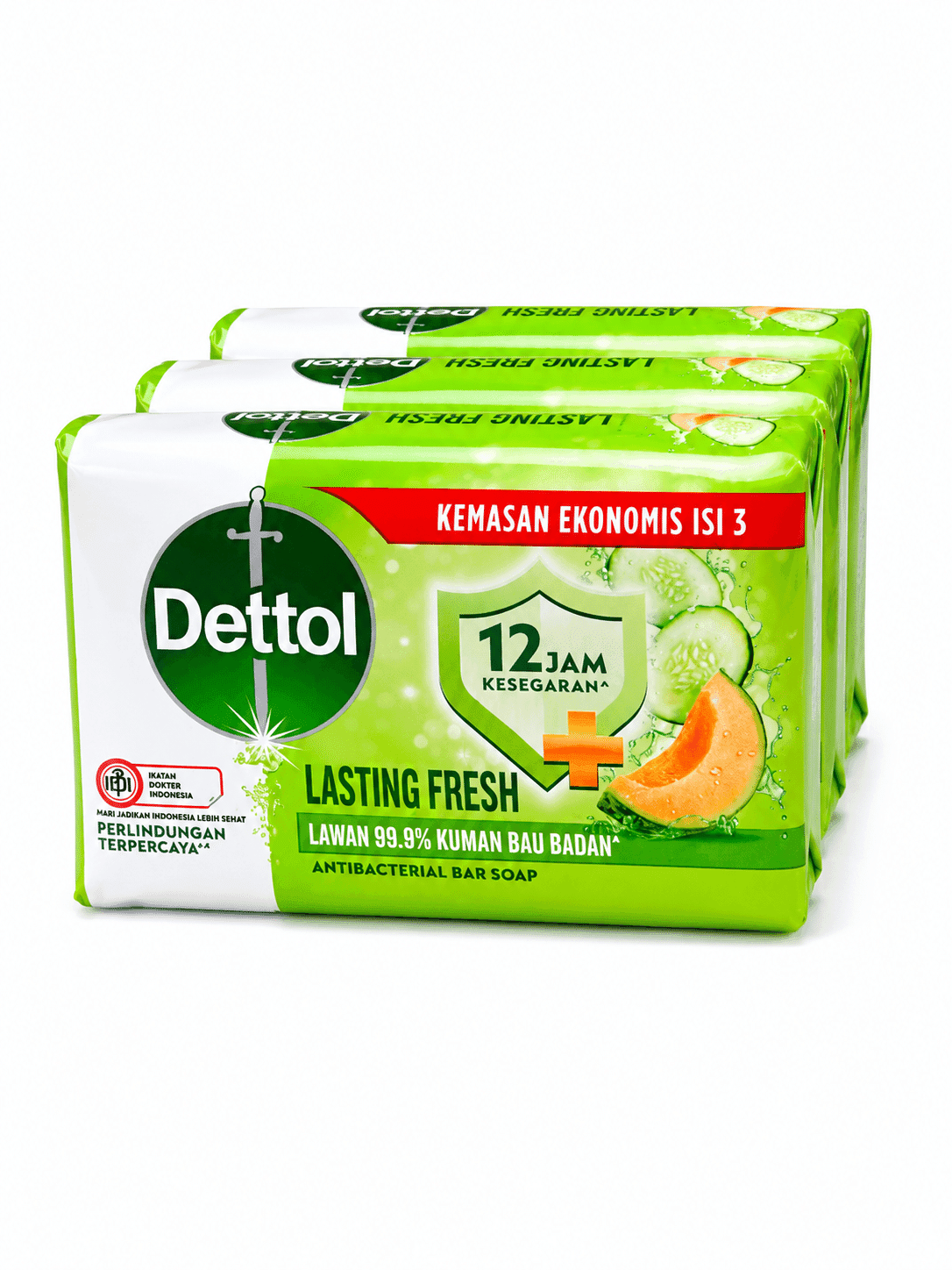 Dettol Sabun Batang Lasting Fresh Isi 3 x 100 gr – 1