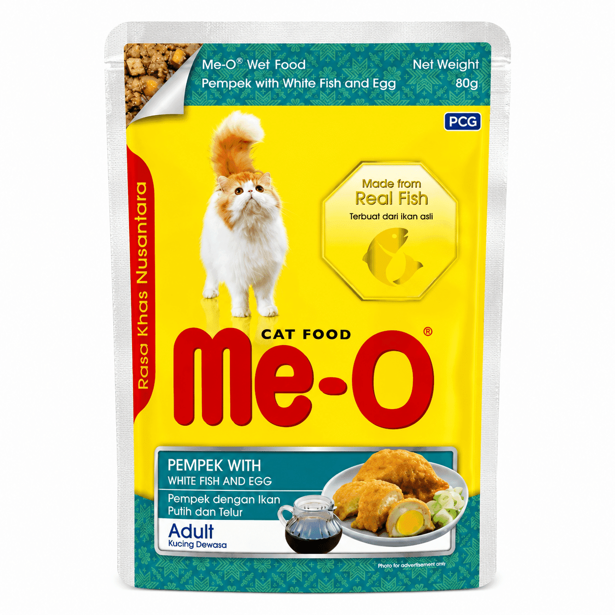 Me-O Pouch Pempek Ikan Telur 80 gr – 1