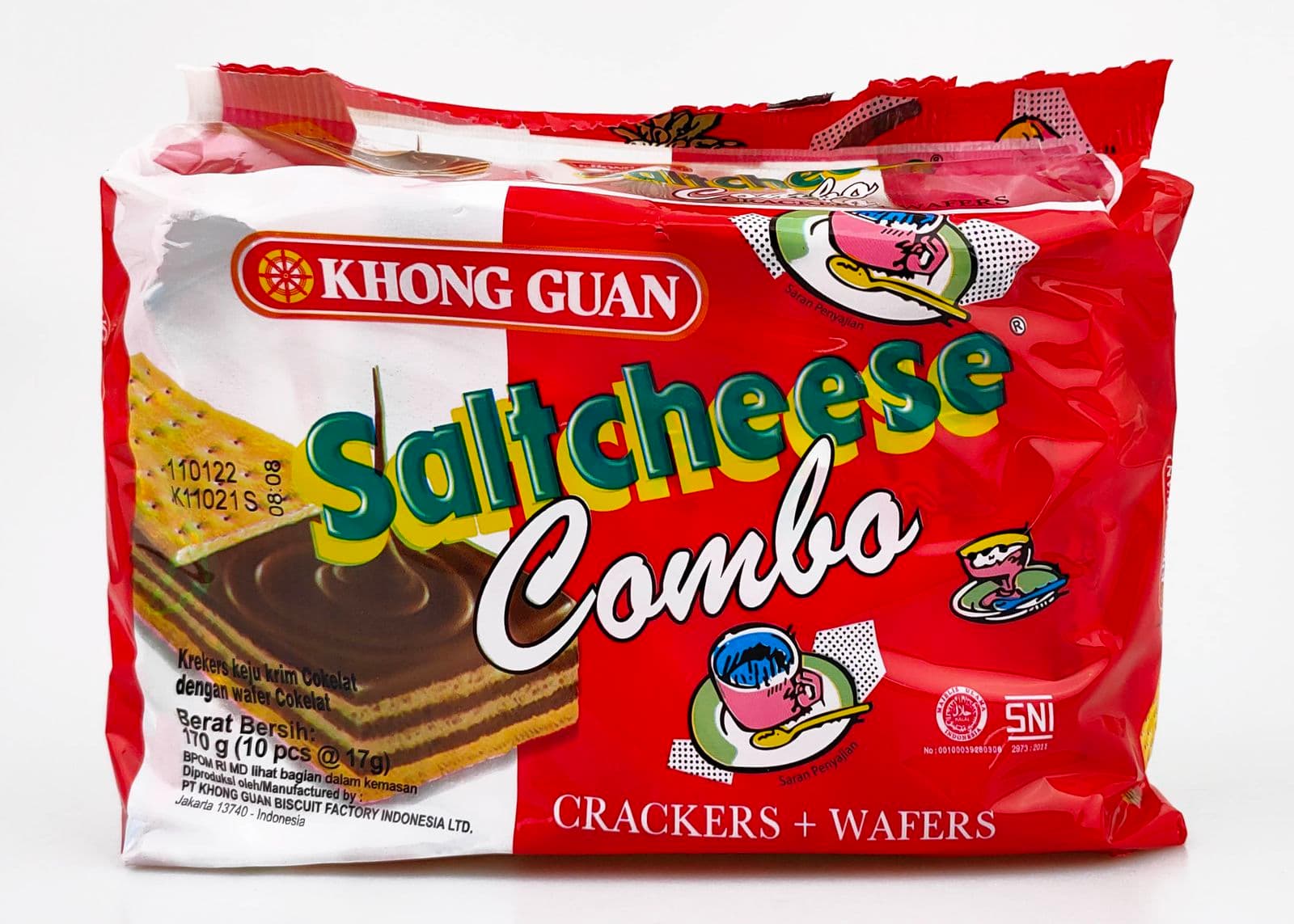 Khong Guan Saltcheese Combo 10 x 17 gr – 1